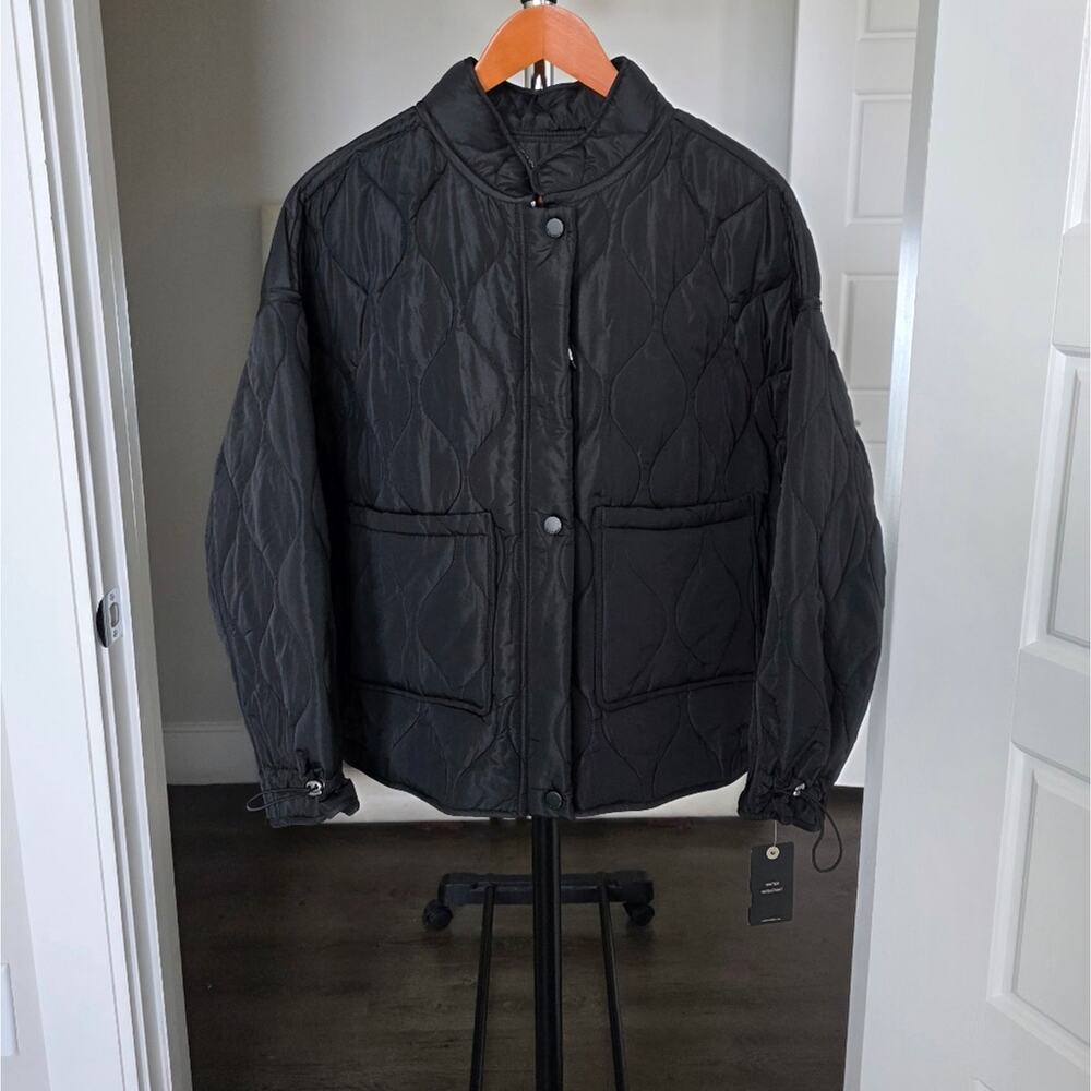 Lucky Brand Black Quilted Puffer Jacket - Size XL - New with Tags (NWT)